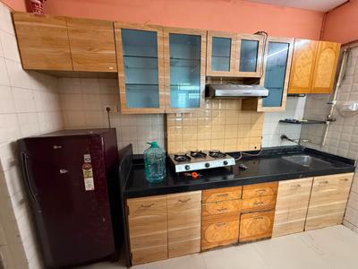 Kitchen Image of 1150 Sq.ft 3 BHK Apartment / Flat for rent in Airoli Navi Mumbai for Rs. 70000