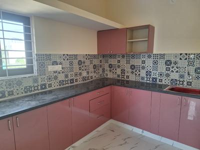 Kitchen Image of 850 Sq.ft 2 BHK Builder Floor for rent in Akshayanagar Bengaluru for Rs. 25000