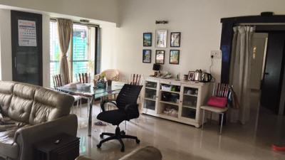 Living Room Image of 1500 Sq.ft 3 BHK Apartment / Flat for rent in Parel Mumbai for Rs. 180000