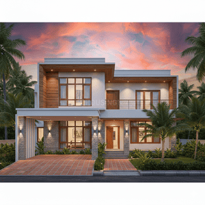 Image of 1350 Sq.ft 2 BHK Independent House for sale in Balaramapuram, Thiruvananthapuram for Rs. 6450000
