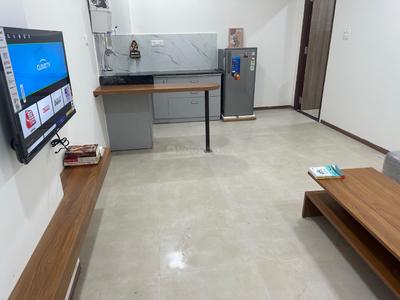 Kitchen Image of 600 Sq.ft 1 BHK Builder Floor for rent in Scheme No 114 Indore for Rs. 23000