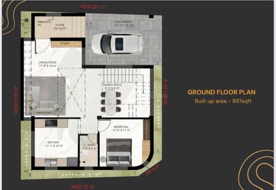 Image of 2302 Sq.ft 3 BHK Independent House for sale in Iyyappanthangal, Chennai for Rs. 23500000