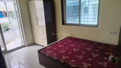 Bedroom Image of 690 Sq.ft 1 BHK Apartment / Flat for rent in Wakad Pune for Rs. 22000