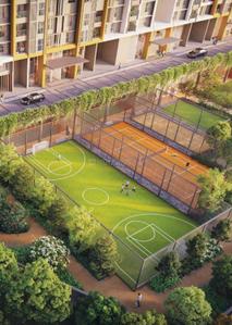Image of 750 Sq.ft 1 BHK Apartment / Flat for sale in Prestige Garden Trails, Mira Road East, Mira Bhayandar for Rs. 9500000
