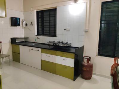 Kitchen Image of 1100 Sq.ft 2 BHK Apartment / Flat for rent in Rohan Nilay, Aundh Pune for Rs. 35000