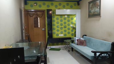 Living Room Image of 850 Sq.ft 2 BHK Apartment / Flat for rent in Virat Tower, Kalwa Thane for Rs. 35000