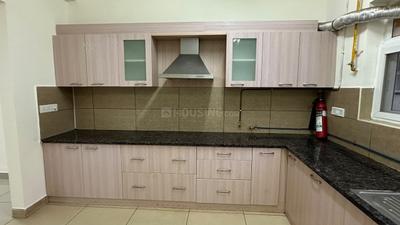 Kitchen Image of 1630 Sq.ft 3 BHK Apartment / Flat for rent in Prestige Tranquility, Budigere Cross Bengaluru for Rs. 48000