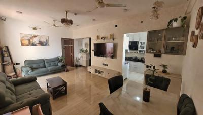 Hall Image of 1400 Sq.ft 3 BHK Apartment / Flat for rent in VTP Leonara A and D Building, Mahalunge Pune for Rs. 42000