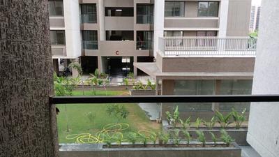 Balcony Image of 1080 Sq.ft 3 BHK Apartment / Flat for rent in Mirambica Mirai, Ognaj Ahmedabad for Rs. 23000