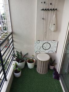 Balcony Image of 1237 Sq.ft 2 BHK Apartment / Flat for sale in GK Jewel City by G K Shelters, Parappana Agrahara Bengaluru for Rs. 11900000