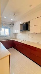 Kitchen Image of 2000 Sq.ft 3 BHK Builder Floor for rent in Sector 46 Gurgaon for Rs. 52000