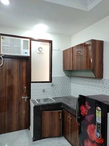 Kitchen Image of 534 Sq.ft 1 RK Builder Floor for rent in Nathupur Village Gurgaon for Rs. 15000