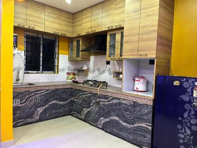 Kitchen Image of 1680 Sq.ft 4 BHK Builder Floor for rent in Jalukbari Guwahati for Rs. 40000