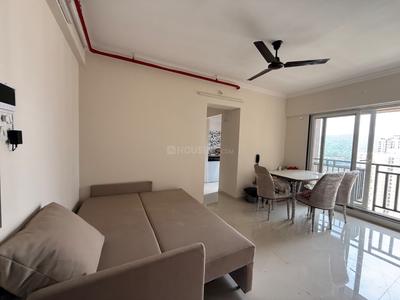 Living Room Image of 600 Sq.ft 1 BHK Apartment / Flat for rent in Raunak Bliss Phase A, Kasarvadavali Thane for Rs. 25000