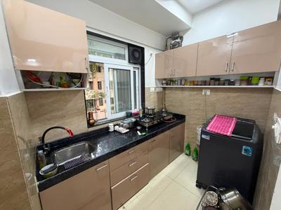 Kitchen Image of 725 Sq.ft 3 BHK Apartment / Flat for rent in Hubtown Harmony, Matunga East Mumbai for Rs. 90000