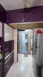 Kitchen Image of 560 Sq.ft 1 BHK Apartment / Flat for rent in Unnati Woods Phase 7, Kasarvadavali Thane for Rs. 23000