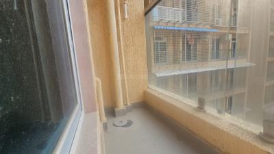 Balcony Image of 610 Sq.ft 2 BHK Apartment / Flat for rent in Bhaveshwar Aqua, Kalamboli Navi Mumbai for Rs. 25000