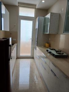 Kitchen Image of 1550 Sq.ft 3 BHK Apartment / Flat for rent in Hero Homes, Sector 88 Mohali for Rs. 50000