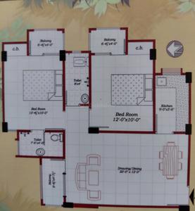 Image of 950 Sq.ft 2 BHK Apartment / Flat for sale in Chandmari, Varanasi for Rs. 3990000