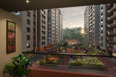 Balcony Image of 1332 Sq.ft 2 BHK Apartment / Flat for sale in Prayosha Jewel, Dindoli Surat for Rs. 4200000