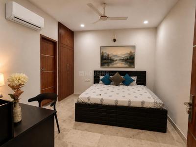 Bedroom Image of 1800 Sq.ft 3 BHK Apartment / Flat for rent in Raja Park Jaipur for Rs. 32000
