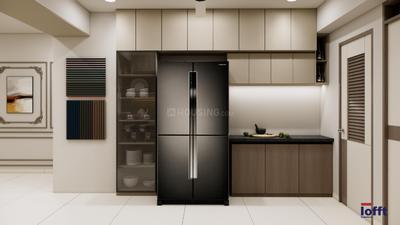 Kitchen Image of 1800 Sq.ft 4 BHK Apartment / Flat for sale in Atishay Shivalay II, Kudasan Gandhinagar for Rs. 18500000
