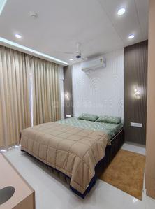 Bedroom Image of 780 Sq.ft 2 BHK Apartment / Flat for rent in Godrej Boulevard, Manjari Budruk Pune for Rs. 40000