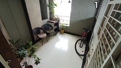 Balcony Image of 1100 Sq.ft 2 BHK Apartment / Flat for sale in Bandal Sudatta Sankul B Building, Vadgaon Budruk Pune for Rs. 11500000