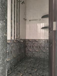 Common Bathroom One Image of 500 Sq.ft 1 BHK Independent House for rent in Thergaon Pune for Rs. 15000