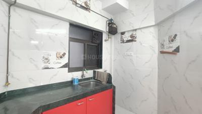 Kitchen Image of 610 Sq.ft 1 BHK Apartment / Flat for rent in Safalaya New Bombay Safalya, Airoli Navi Mumbai for Rs. 27500