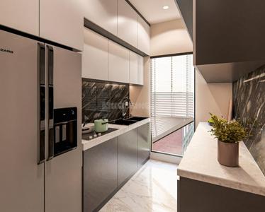 Kitchen Image of 641 Sq.ft 1 BHK Apartment / Flat for sale in Chandiwala Prarambh, Andheri West Mumbai for Rs. 12824000