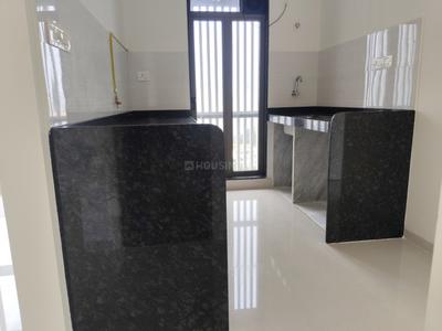 Kitchen Image of 650 Sq.ft 1 BHK Apartment / Flat for rent in Rustomjee Bella Wing A And B, Bhandup West Mumbai for Rs. 36000