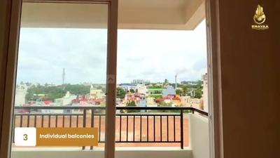 Balcony Image of 1500 Sq.ft 3 BHK Apartment / Flat for sale in RR Nagar Bengaluru for Rs. 16600000