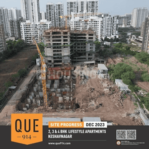 Image of 1413 Sq.ft 3 BHK Apartment / Flat for sale in Que 914, Mundhwa, Pune for Rs. 10700000