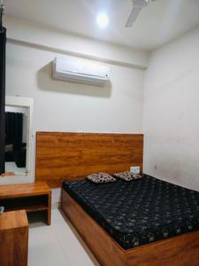 Bedroom Image of 550 Sq.ft 1 BHK Apartment / Flat for rent in Mahalakshmi Nagar Indore for Rs. 15000