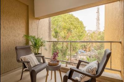 Balcony Image of 1184 Sq.ft 2 BHK Apartment / Flat for sale in Anjuna Goa for Rs. 18500000