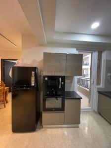 Kitchen Image of 3000 Sq.ft 3 BHK Apartment / Flat for rent in Green Lotus Saksham, Nabha Zirakpur for Rs. 45000