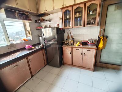 Kitchen Image of 1500 Sq.ft 3 BHK Apartment / Flat for rent in Athwa Surat for Rs. 29000