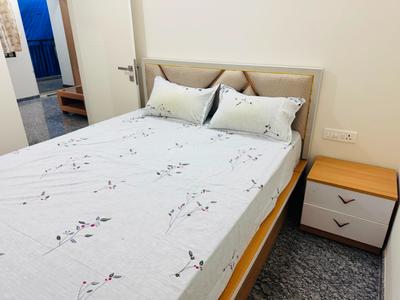 Bedroom Image of 550 Sq.ft 1 RK Apartment / Flat for rent in HSR Layout Bengaluru for Rs. 25000