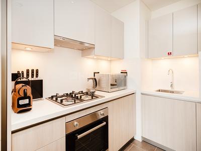 Kitchen Image of 572 Sq.ft 1 BHK Apartment / Flat for sale in Nad Al Sheba 1 Dubai for Rs. 31279872