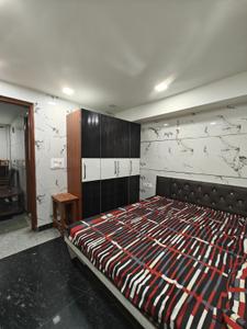 Bedroom Image of 750 Sq.ft 1 RK Builder Floor for rent in Shalimar Bagh New Delhi for Rs. 18000