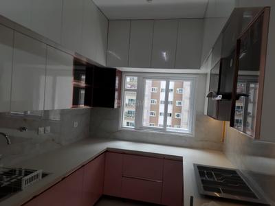 Kitchen Image of 2000 Sq.ft 3.5 BHK Apartment / Flat for rent in L And T Raintree Boulevard, Sahakara Nagar Bengaluru for Rs. 69500