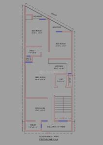 Image of 1259 Sq.ft 3 BHK Builder Floor for sale in Shastri Nagar, Ghaziabad for Rs. 4590862
