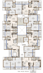 Image of 580 Sq.ft 1 BHK Apartment / Flat for sale in JPrime Royal Residency, Pushpak Nagar, Navi Mumbai for Rs. 3500000