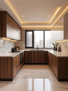 Kitchen Image of 2278 Sq.ft 3 BHK Apartment / Flat for sale in Shilp Shaligram, Vastrapur Ahmedabad for Rs. 23520000