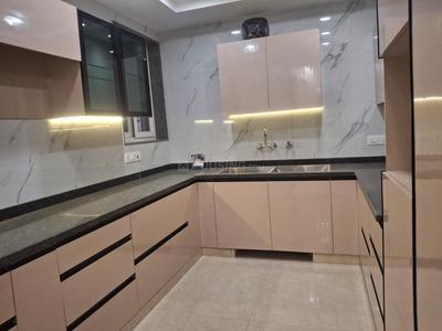 Kitchen Image of 1650 Sq.ft 3 BHK Builder Floor for rent in Chittaranjan Park New Delhi for Rs. 75000