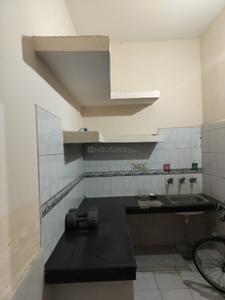 Kitchen Image of 500 Sq.ft 1 BHK Builder Floor for rent in Rajpur Khurd Extension New Delhi for Rs. 12000