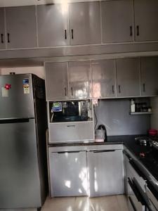 Kitchen Image of 1460 Sq.ft 3 BHK Apartment / Flat for sale in Shyamal Ahmedabad for Rs. 13000000