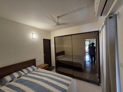 Bedroom Image of 990 Sq.ft 3 BHK Apartment / Flat for rent in Sowparnika Jazzmyna, Kunnamangalam Kozhikode for Rs. 34000