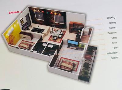 Image of 1150 Sq.ft 2 BHK Apartment / Flat for sale in Sai Purvi Mithila, Munnekollal, Bengaluru for Rs. 13500000